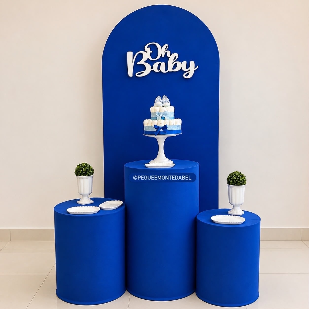 Chá de Bebê Azul - PEGUEEMONTEDABEL