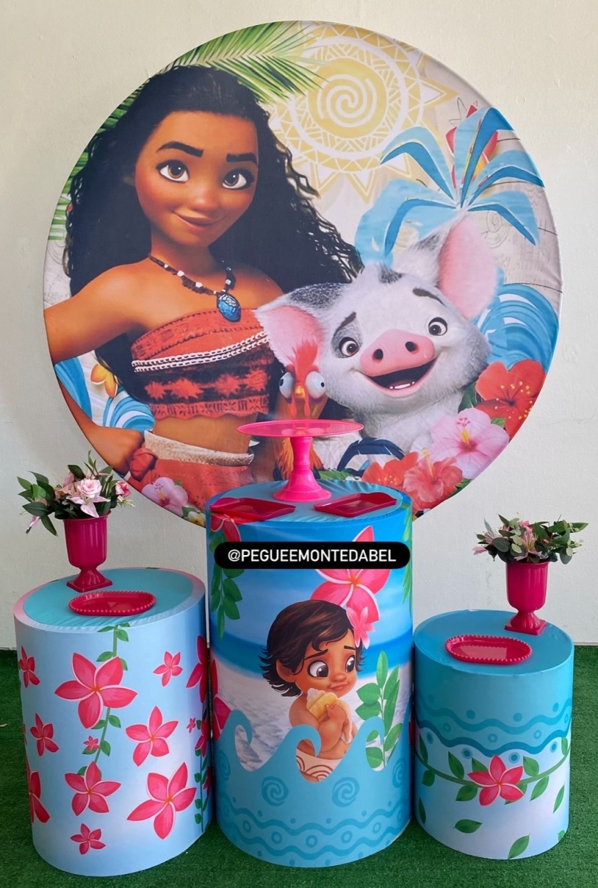Tema Moana Kit 1  - PEGUEEMONTEDABEL