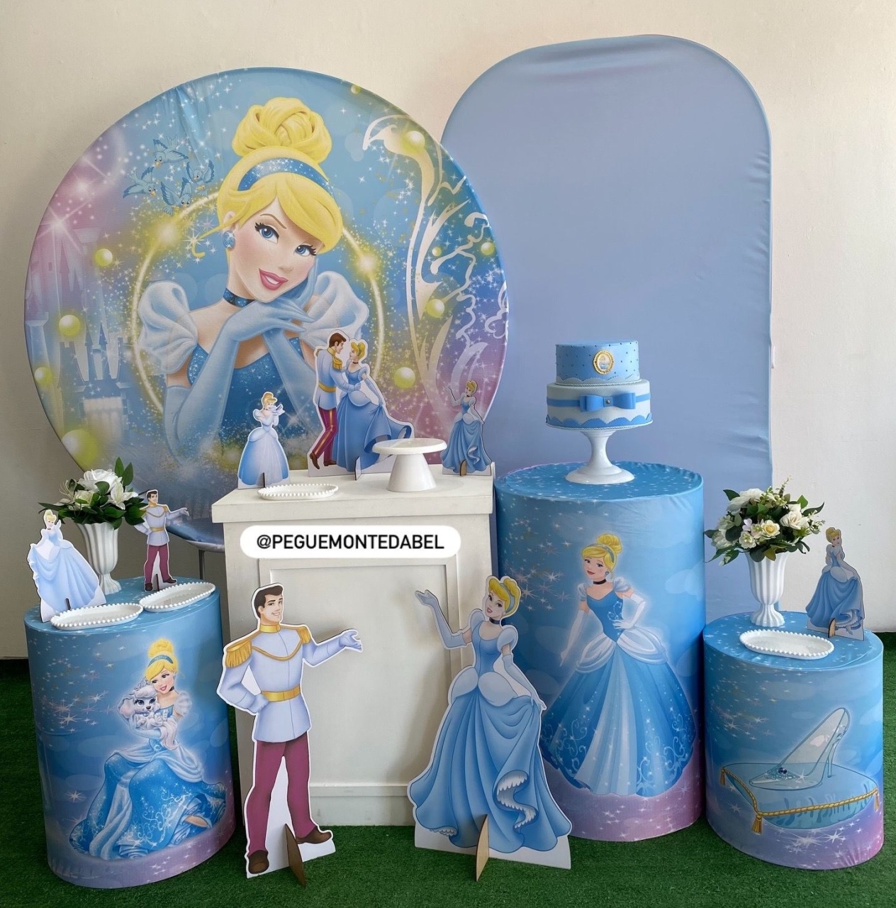 Tema Cinderela Kit 4  - PEGUEEMONTEDABEL