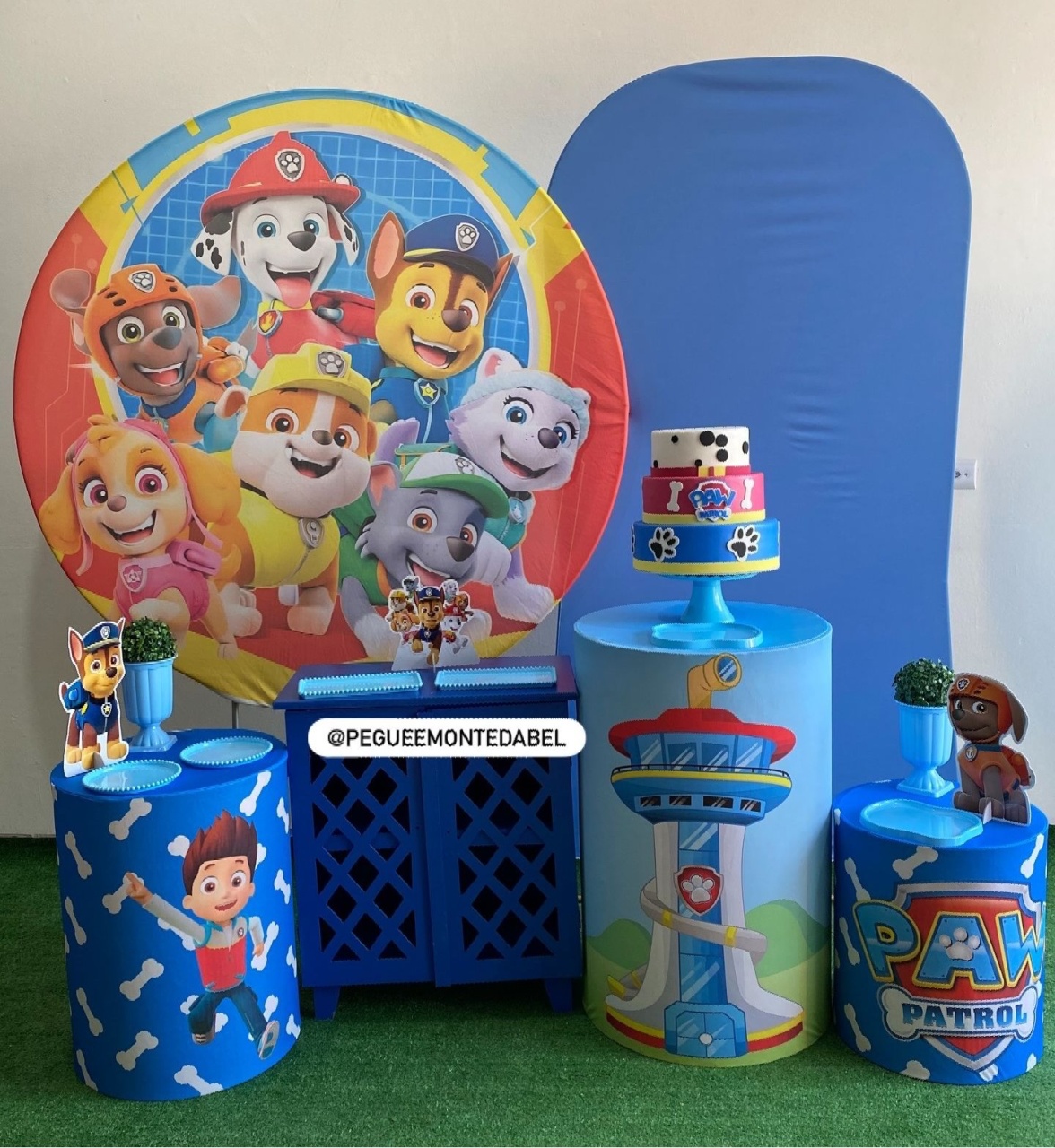 Tema Patrulha Canina Kit 4  - PEGUEEMONTEDABEL