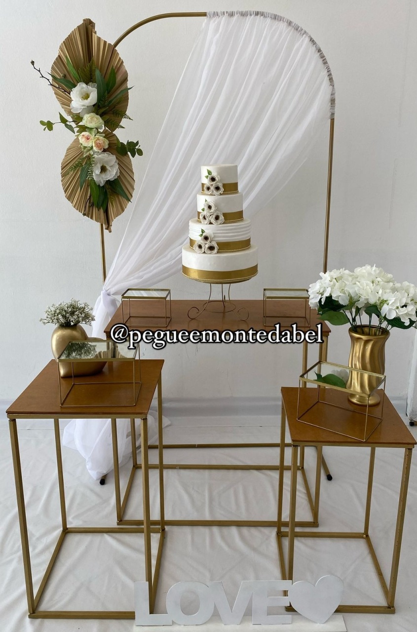 Casamento Mesa de Bolo  - PEGUEEMONTEDABEL