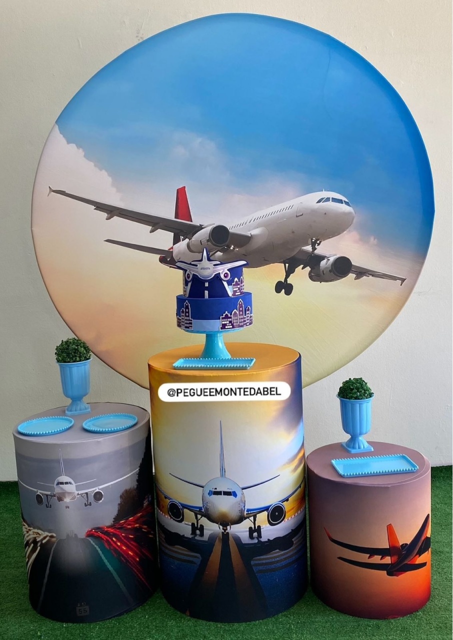 Tema Avião Kit 2 - PEGUEEMONTEDABEL