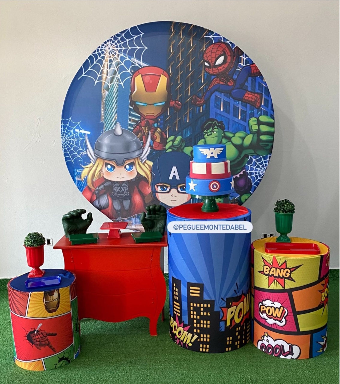 Tema Herois Baby Kit 3 - PEGUEEMONTEDABEL