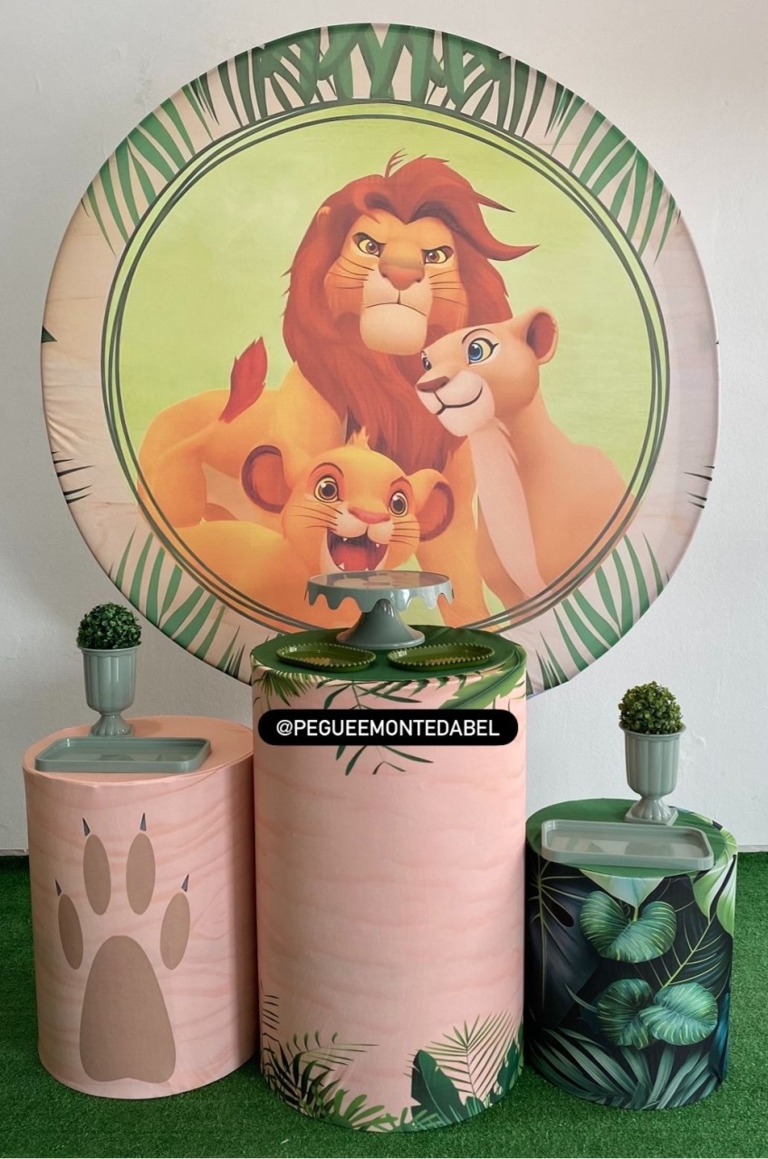 Tema Rei Leão Kit 1 - PEGUEEMONTEDABEL