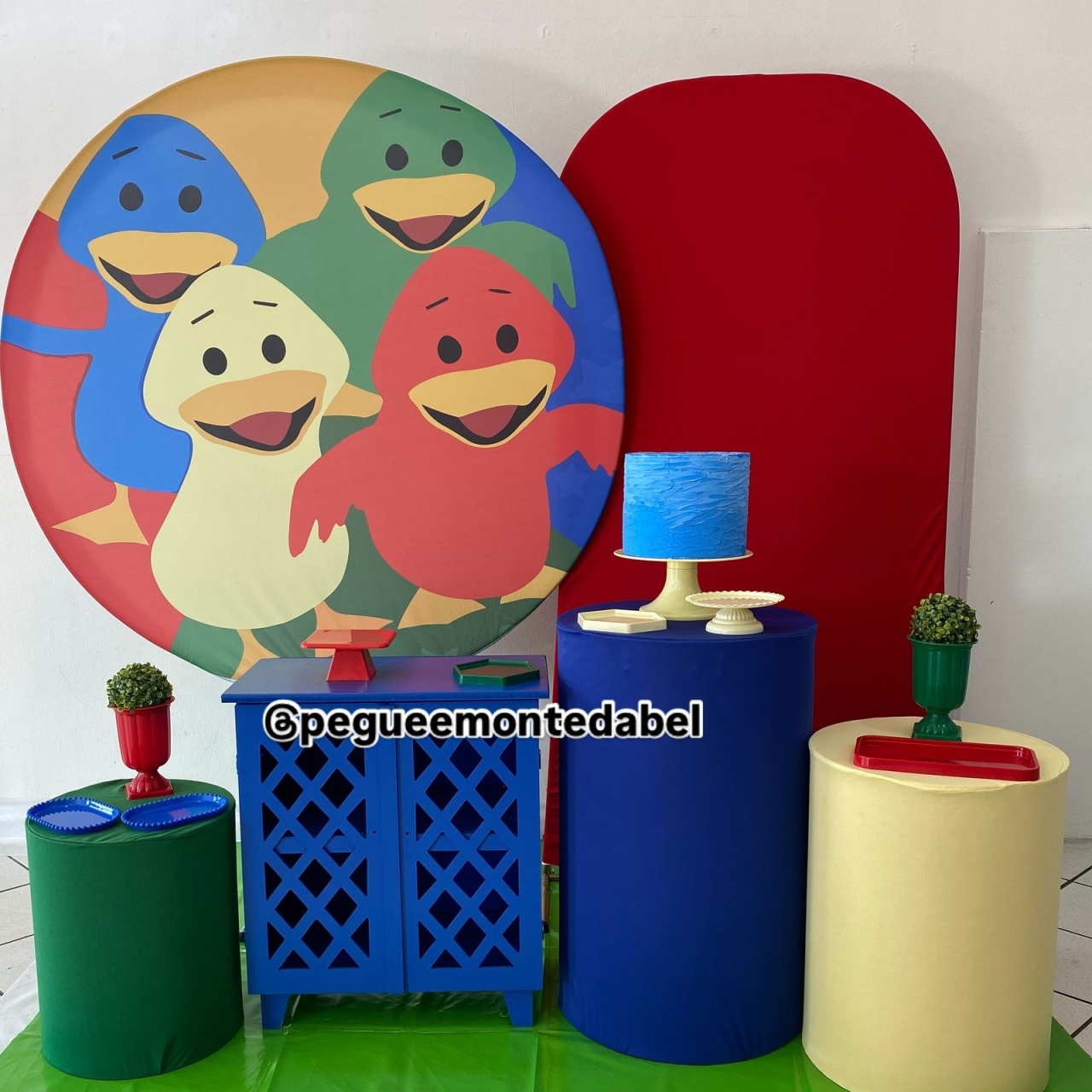 Tema Patinho Kit 4  - PEGUEEMONTEDABEL