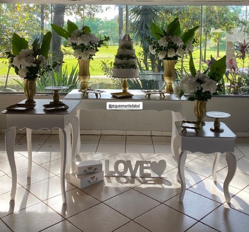Casamento Mesa de Bolo  - PEGUEEMONTEDABEL