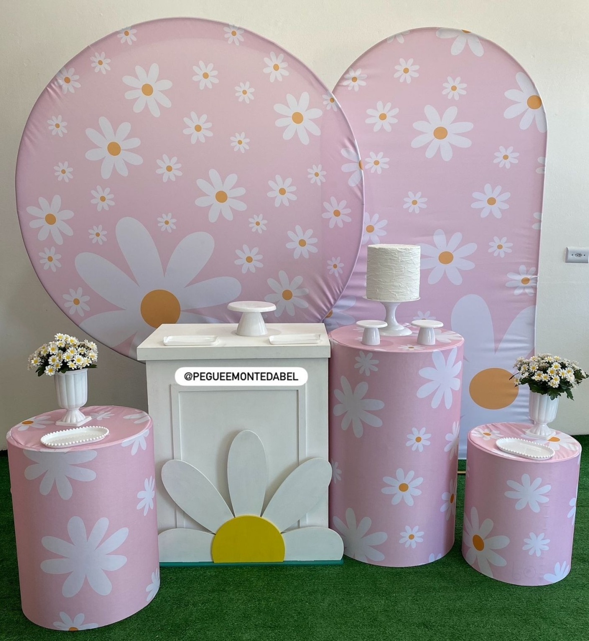 Tema Margarida Kit 4  - PEGUEEMONTEDABEL