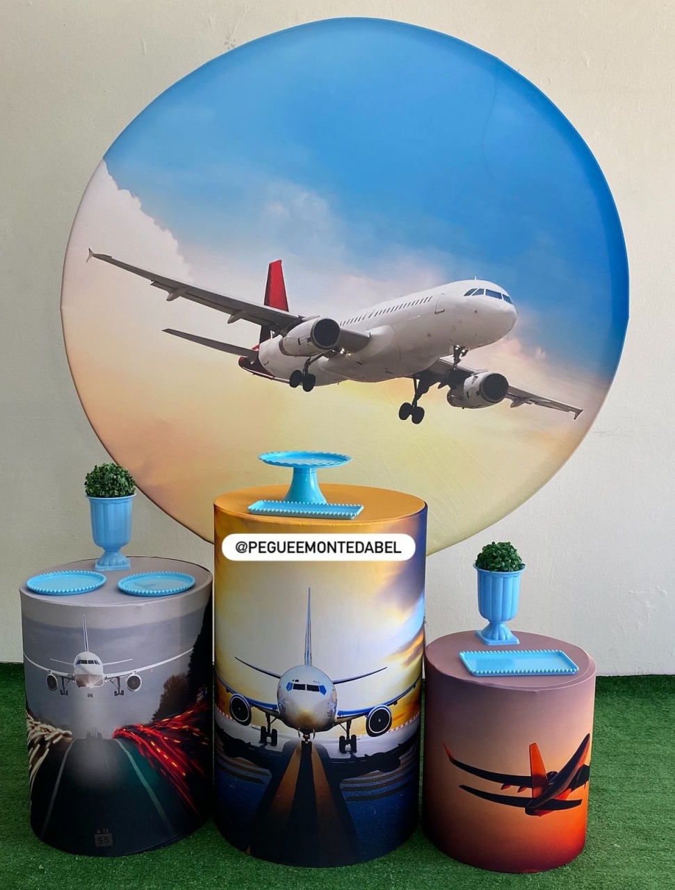 Tema Avião Kit 1 - PEGUEEMONTEDABEL