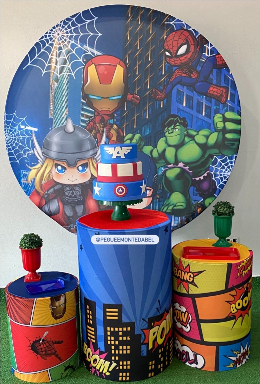 Tema Herois Baby Kit 2 - PEGUEEMONTEDABEL