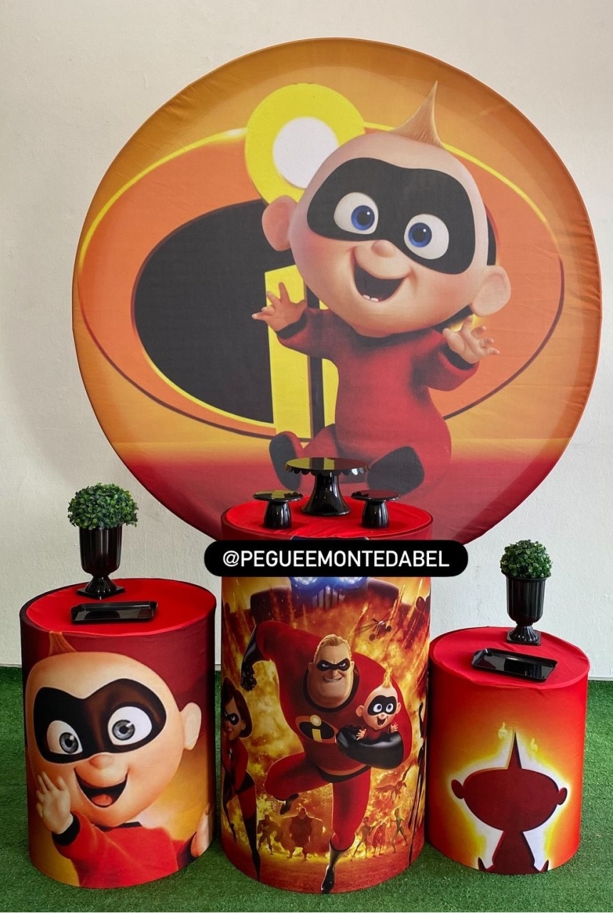 Tema Zeze Os Incriveis Kit 1  - PEGUEEMONTEDABEL
