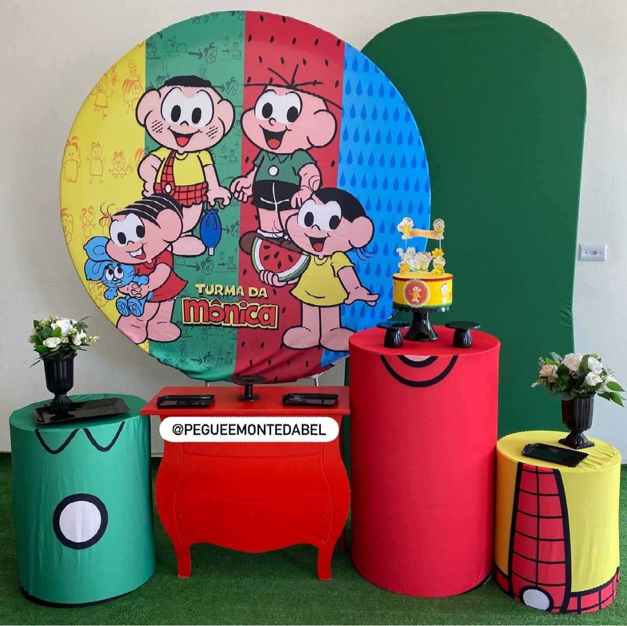 Tema Turma da Mônica Kit 4  - PEGUEEMONTEDABEL