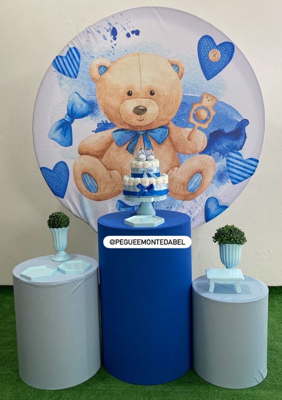 Chá de Bebê Urso Kit 2 - PEGUEEMONTEDABEL