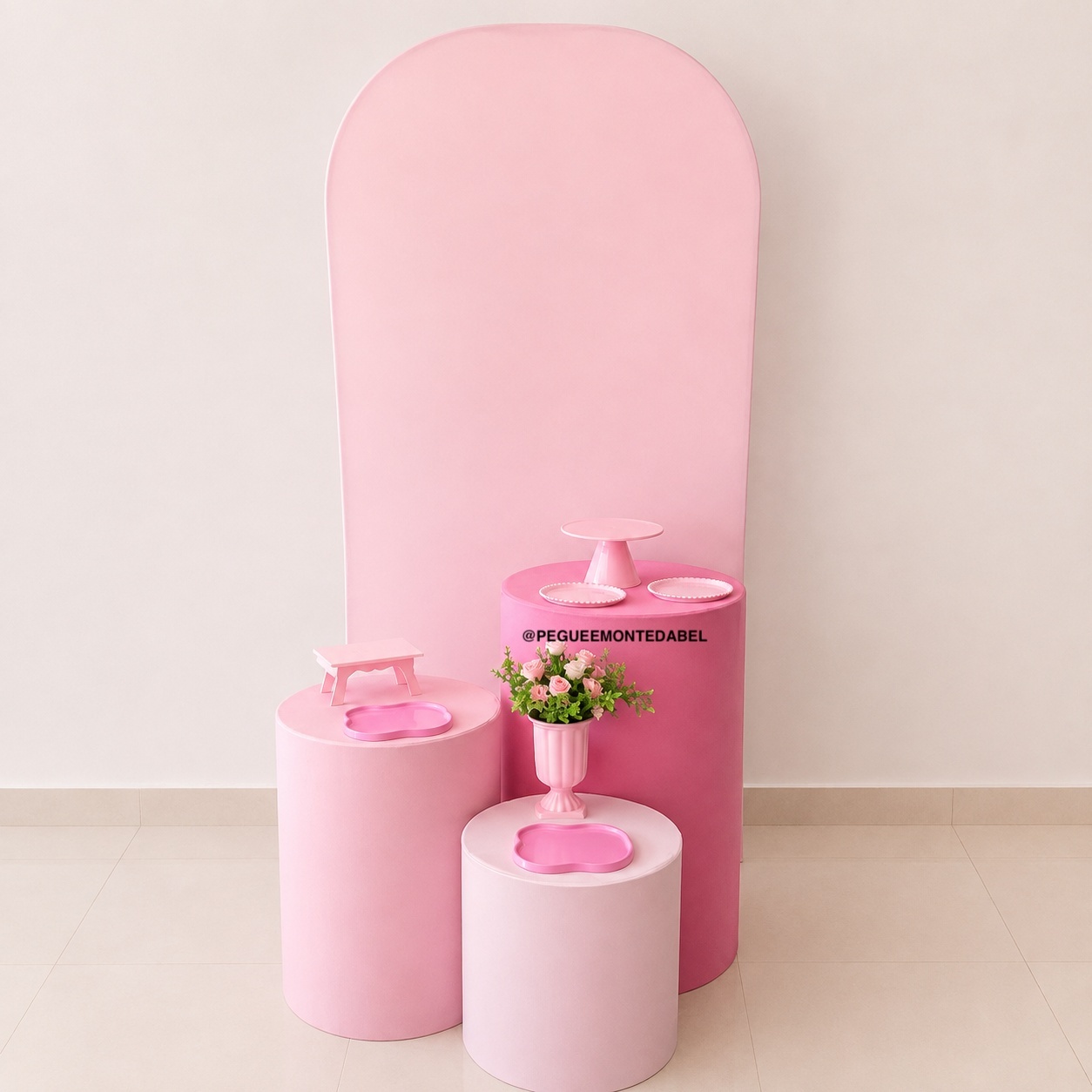 Adulto Rosa - PEGUEEMONTEDABEL