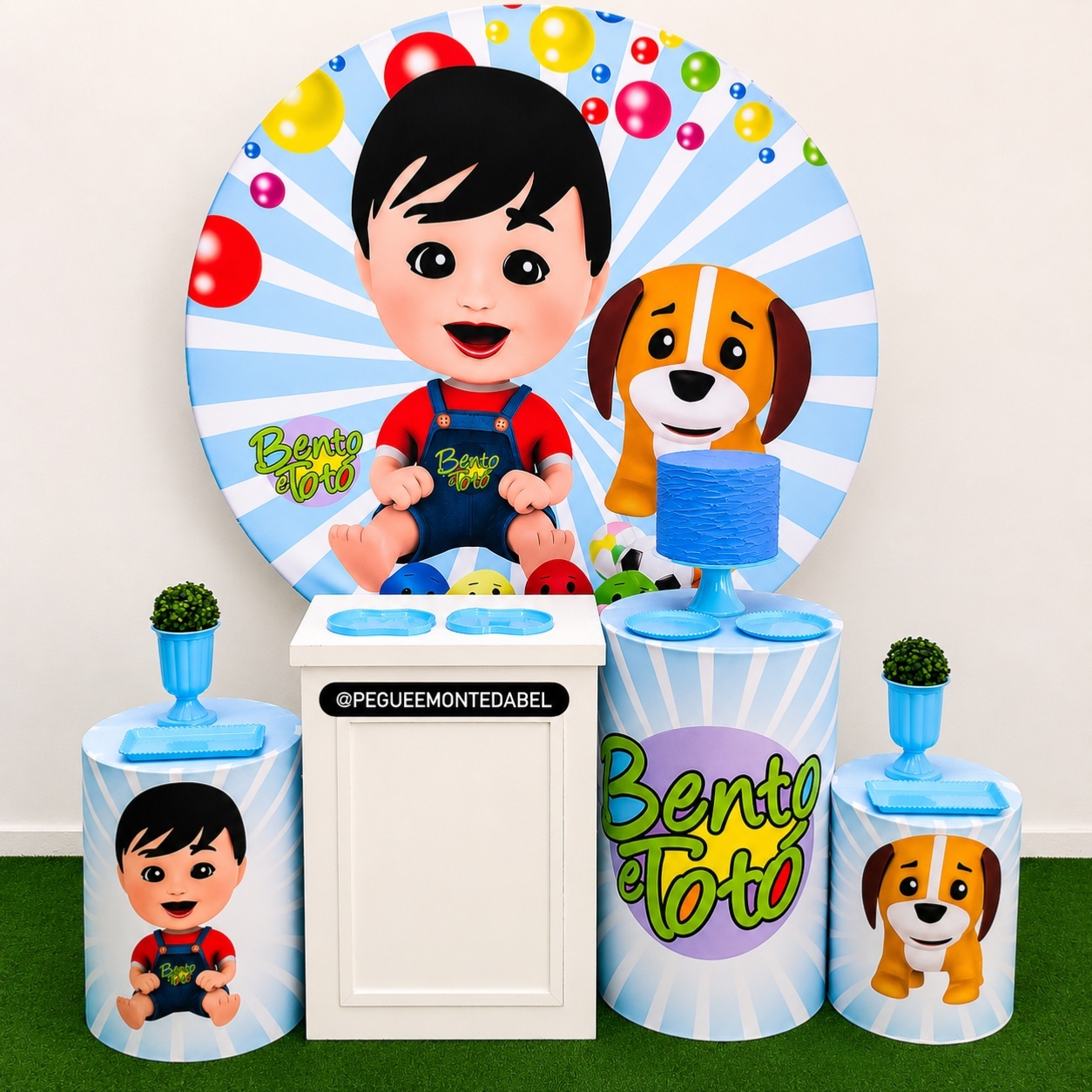 Tema Bento E Totó Kit 3 - PEGUEEMONTEDABEL