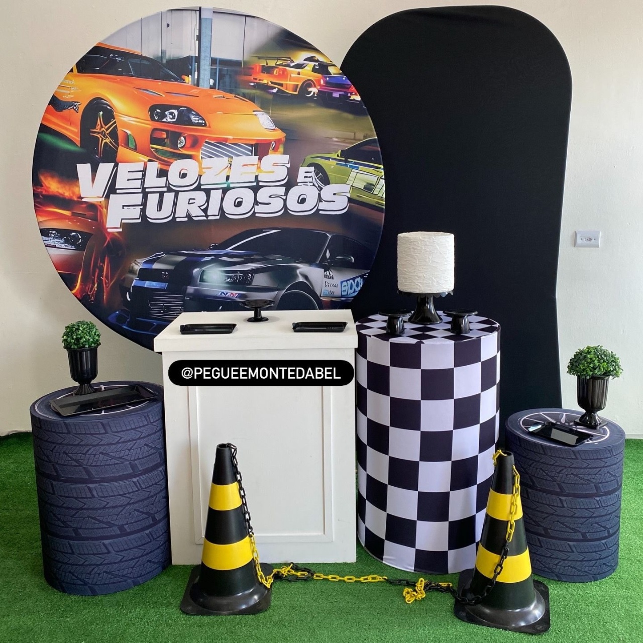 Tema Velozes E Furiosos  Kit 4 - PEGUEEMONTEDABEL