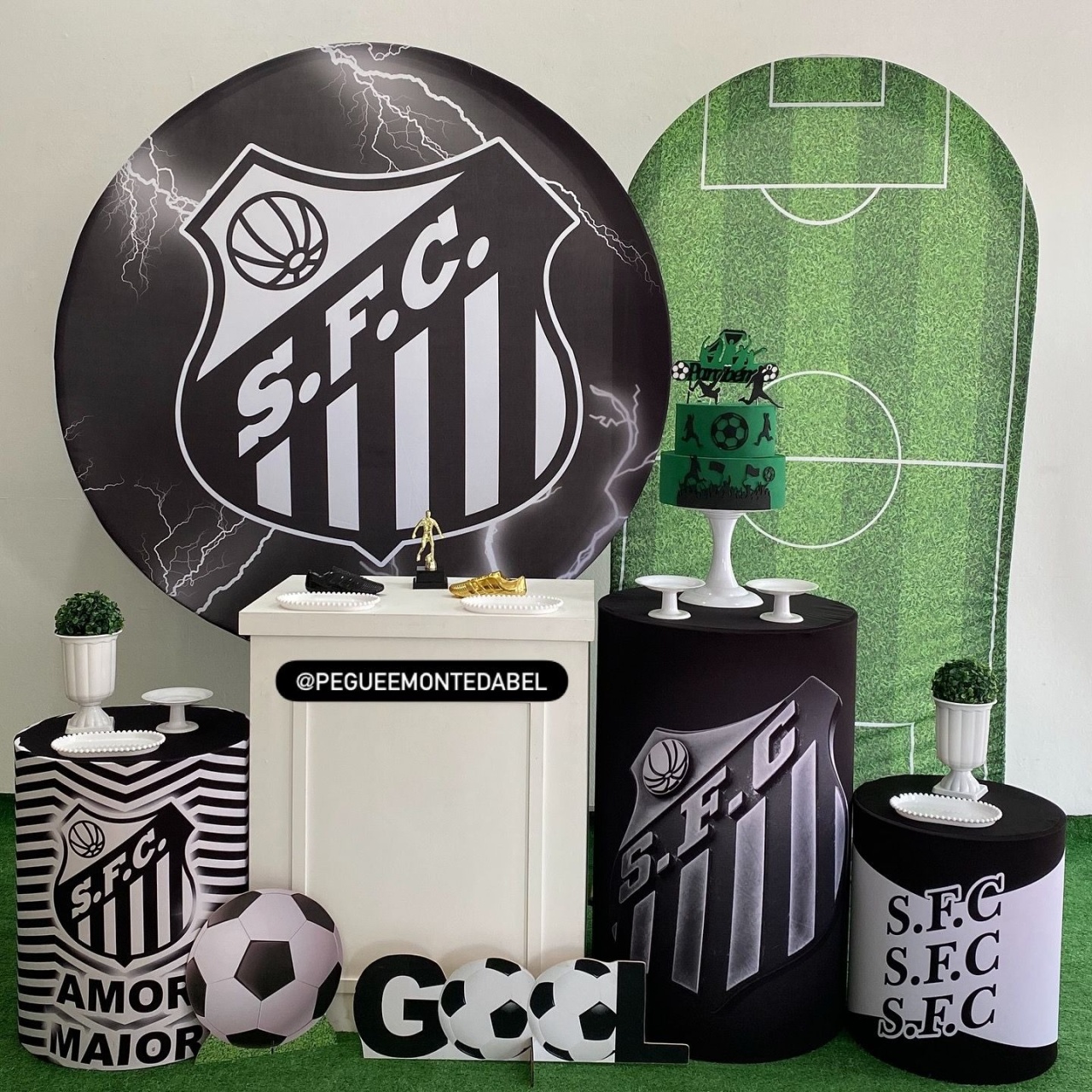Tema Santos S.f.c Kit 4 - PEGUEEMONTEDABEL