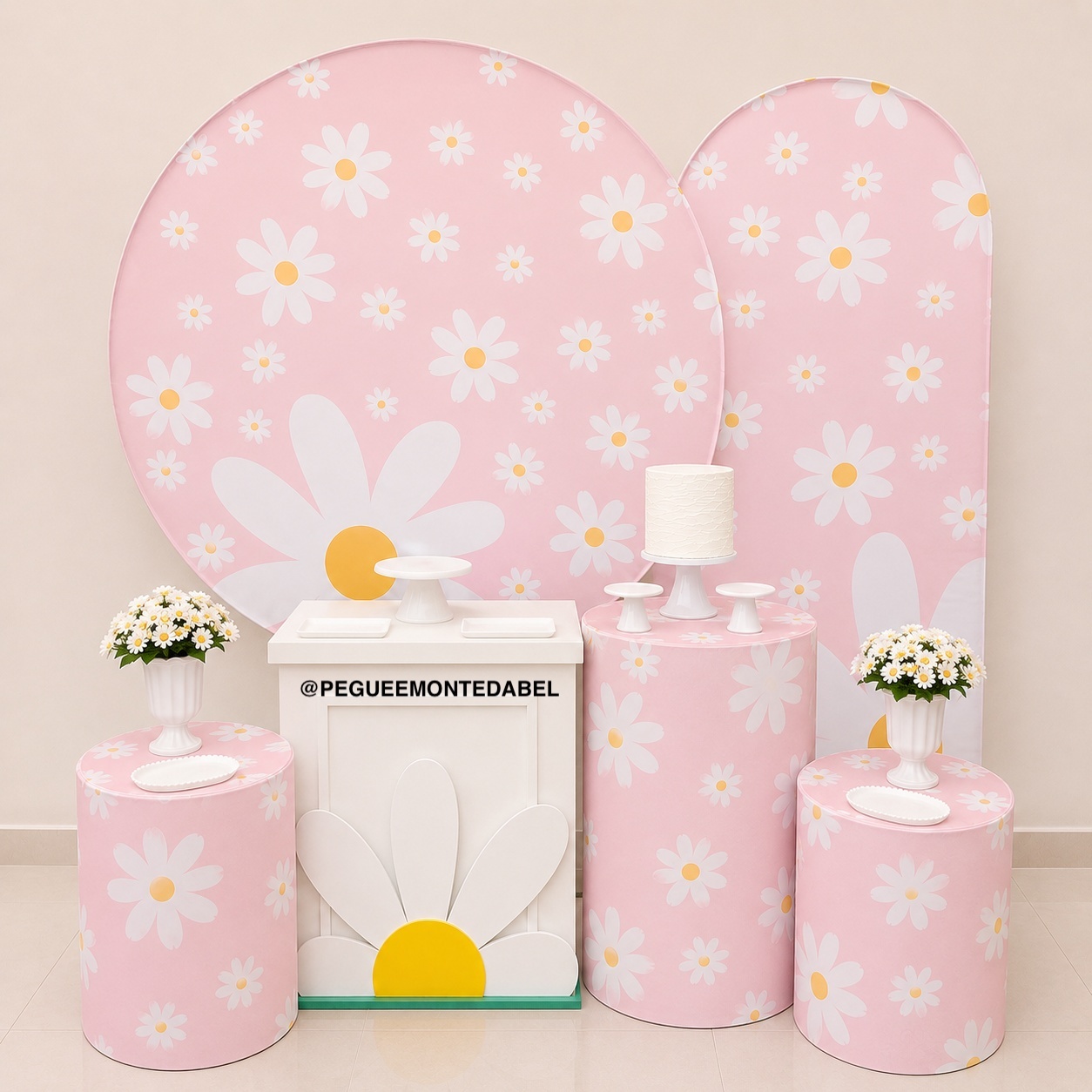 Tema Margarida Kit 4 - PEGUEEMONTEDABEL