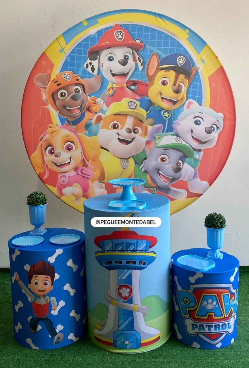 Tema Patrulha Canina Kit 1  - PEGUEEMONTEDABEL