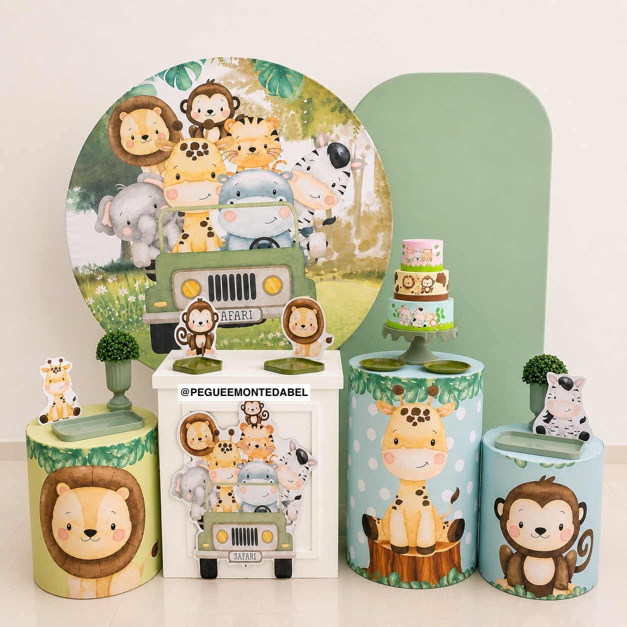 Tema Safari Kit 4 - PEGUEEMONTEDABEL