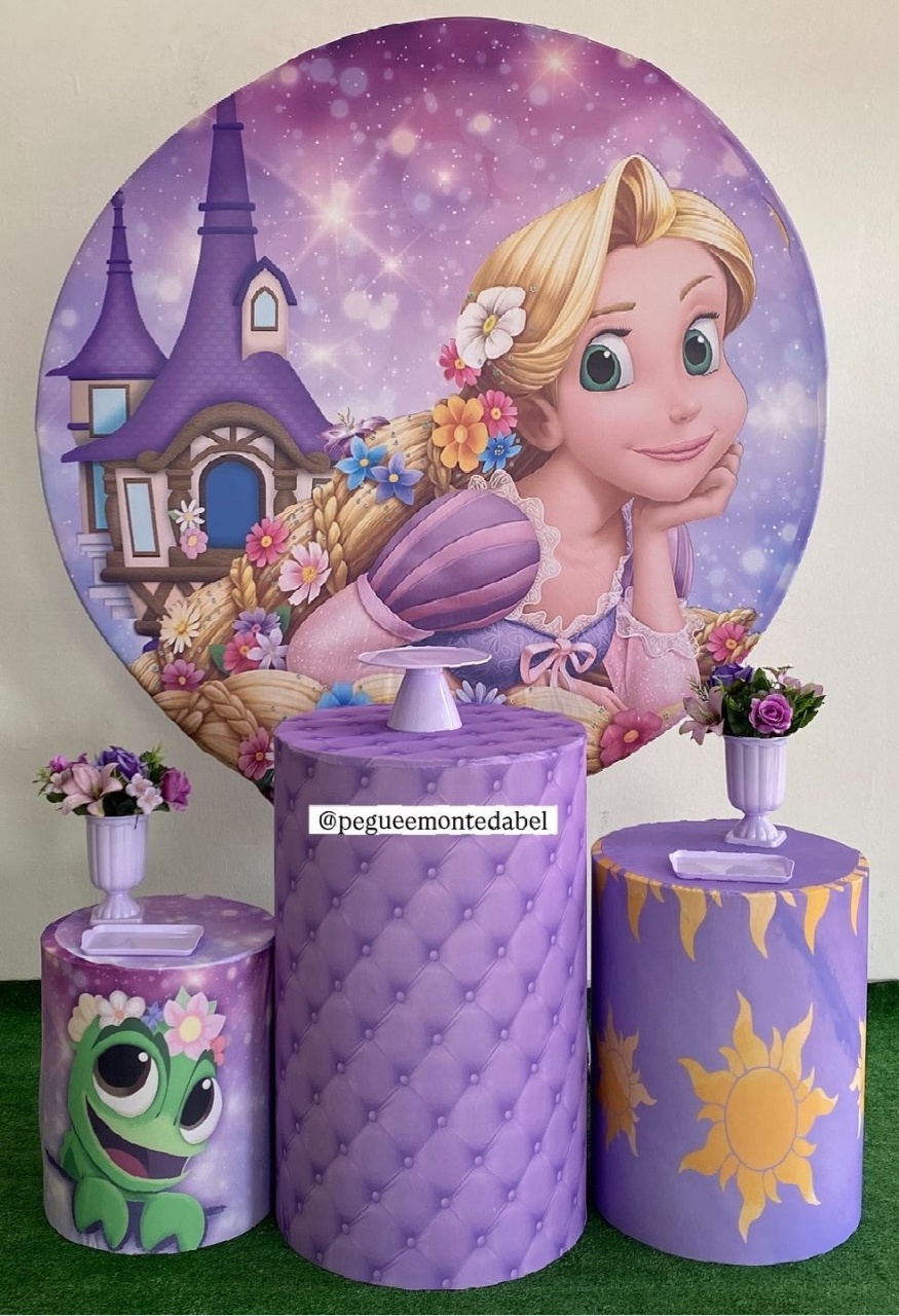 Tema Rapunzel Kit 1  - PEGUEEMONTEDABEL