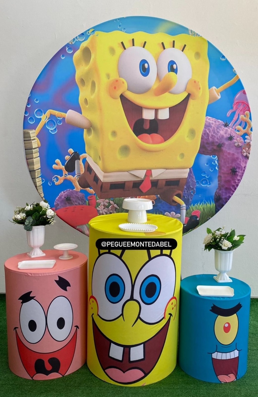 Tema Bob Esponja Kit 1 - PEGUEEMONTEDABEL
