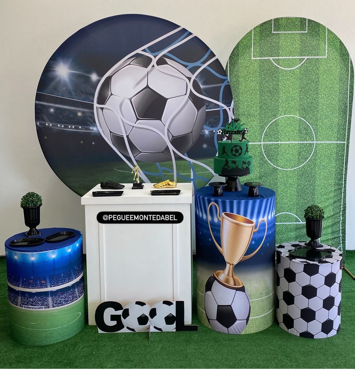 Tema Futebol Kit 4  - PEGUEEMONTEDABEL