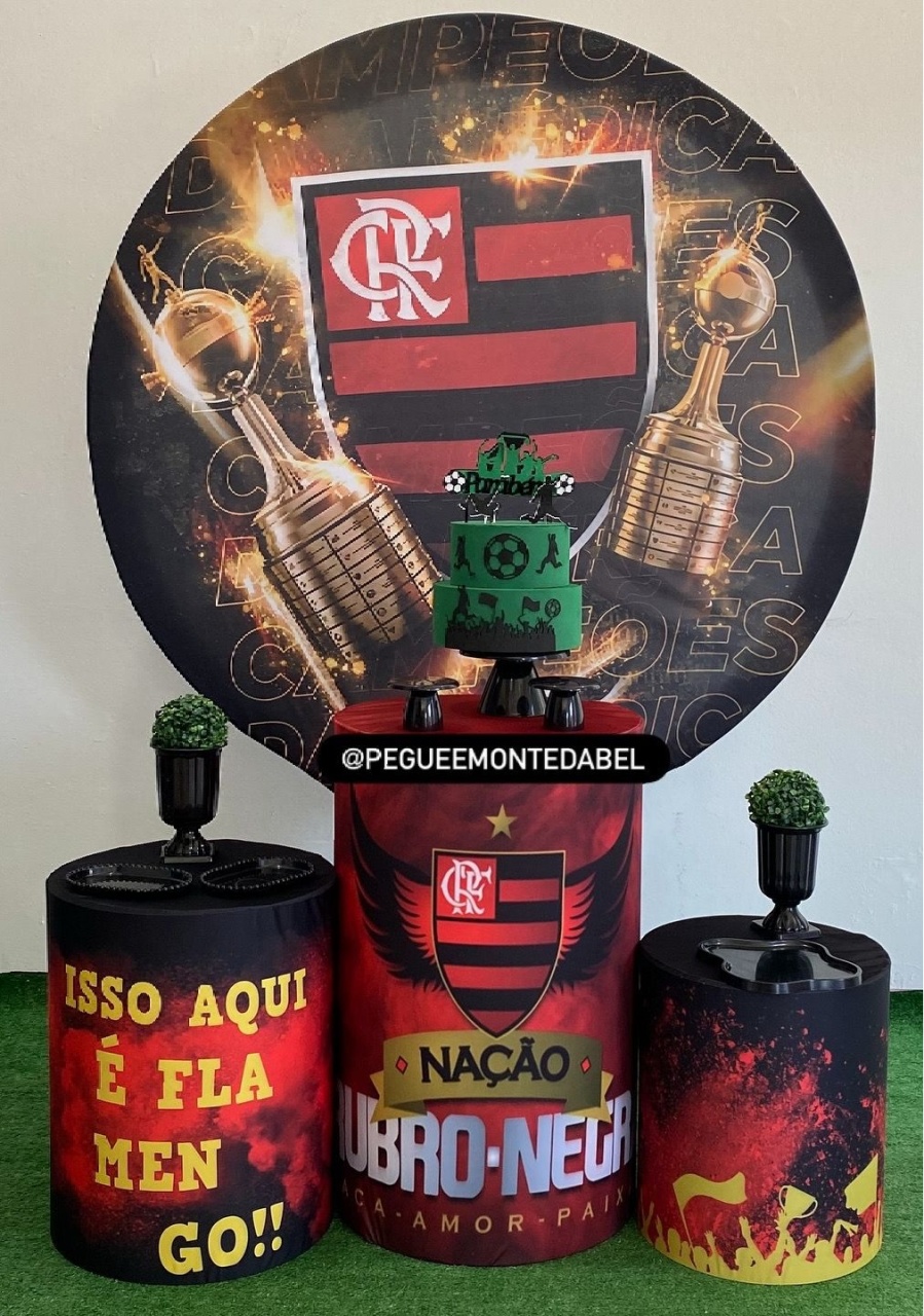 Tema Flamengo Kit 2  - PEGUEEMONTEDABEL
