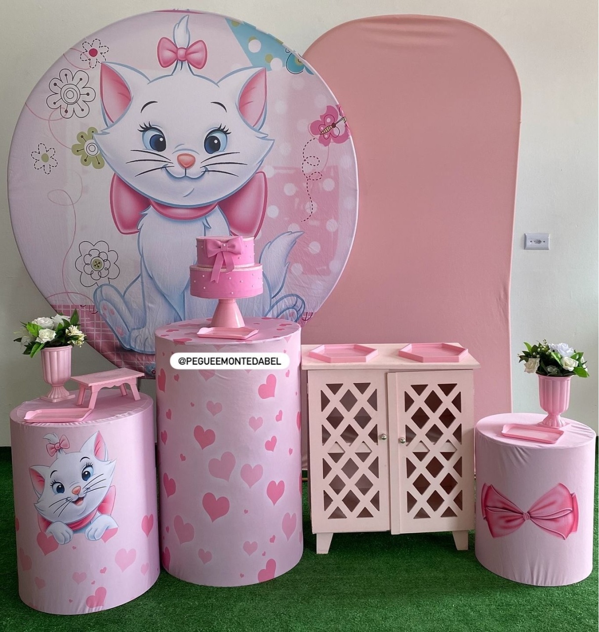 Tema Gatinha Marie Kit 4 - PEGUEEMONTEDABEL