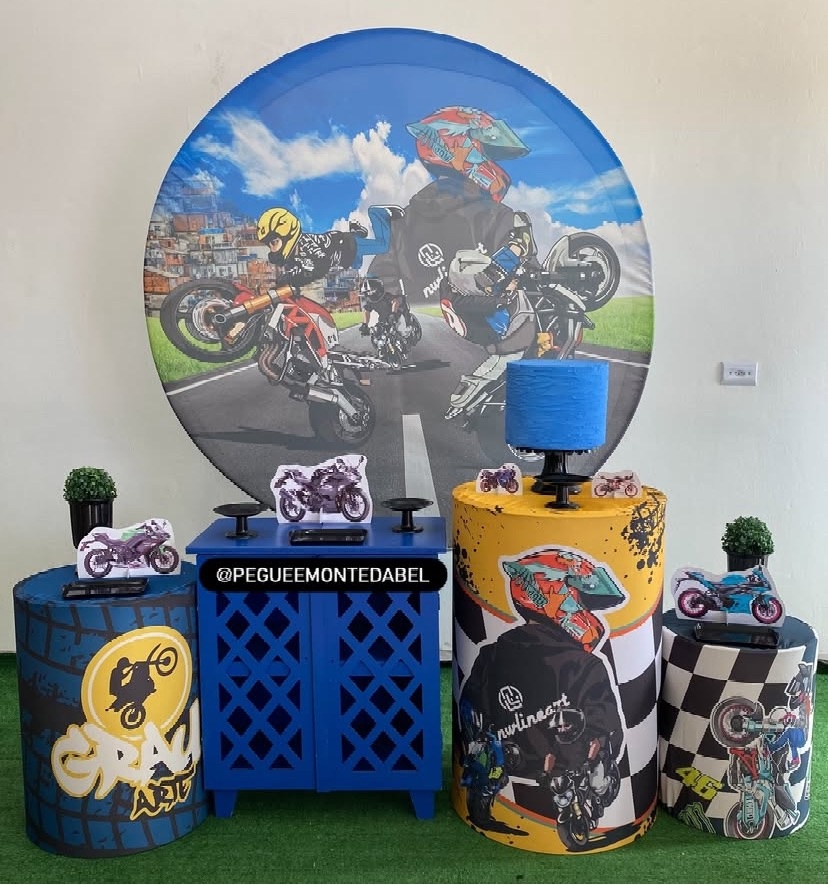 Tema Moto Grau  Kit 3 - PEGUEEMONTEDABEL