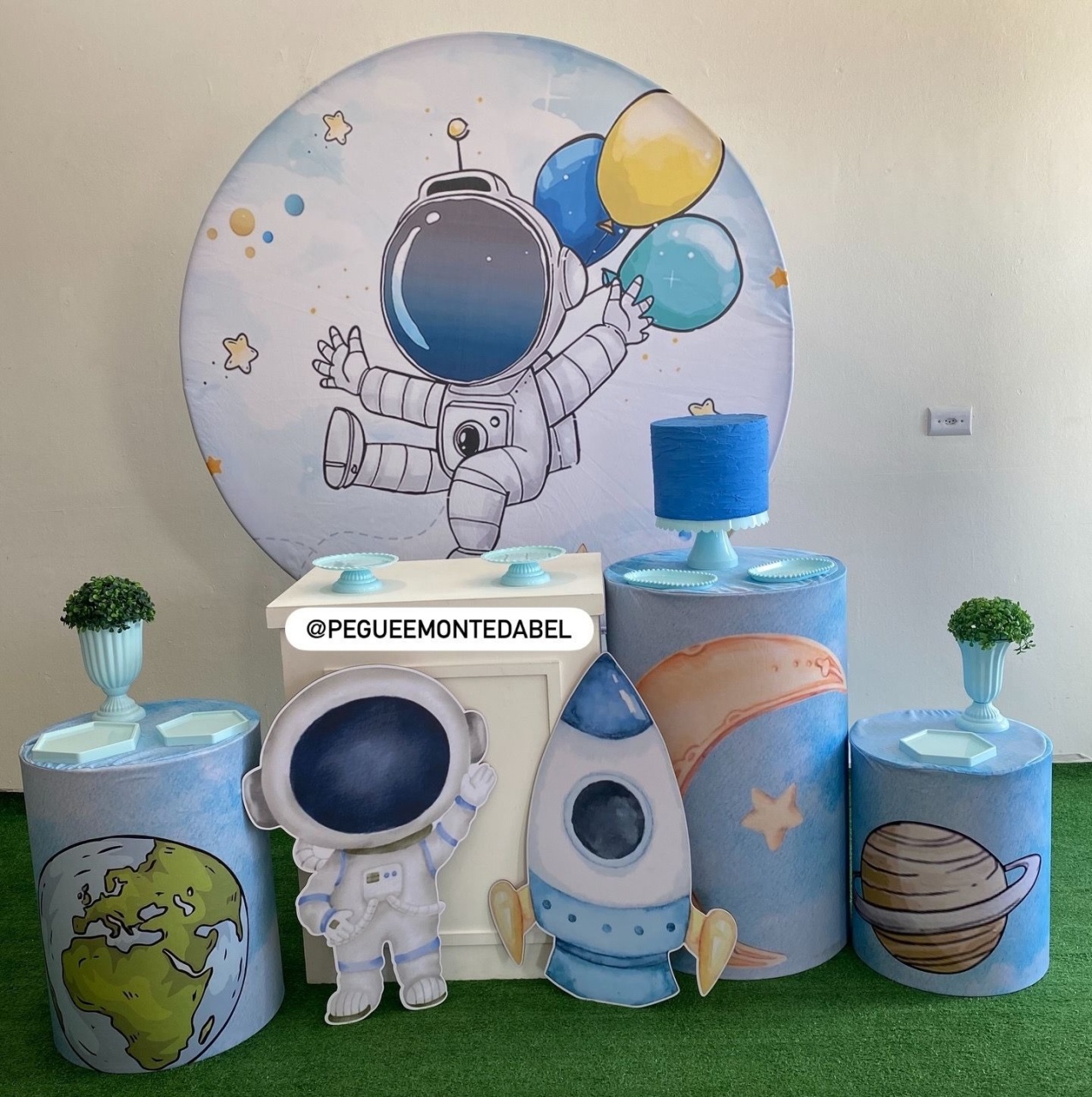 Tema Astronauta Kit 3  - PEGUEEMONTEDABEL