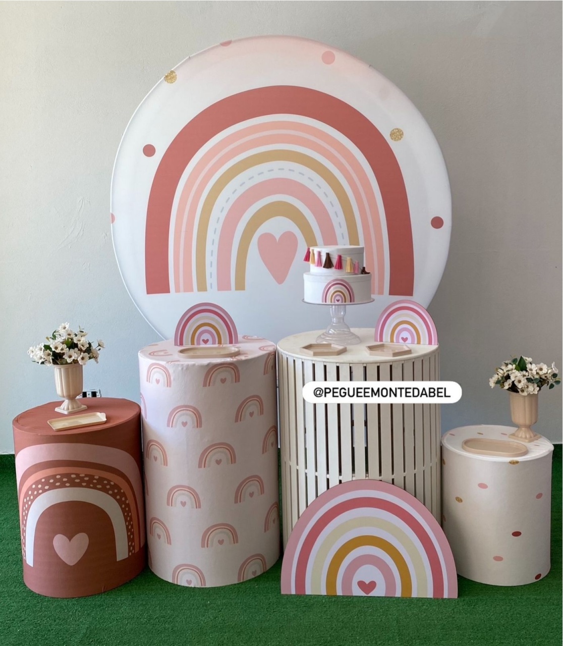 Arco Iris Boho Kit 3  - PEGUEEMONTEDABEL