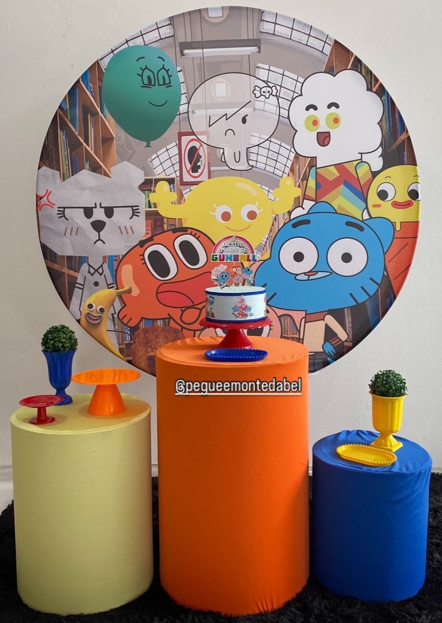 Tema Mundo Gumbal  Kit 2 - PEGUEEMONTEDABEL