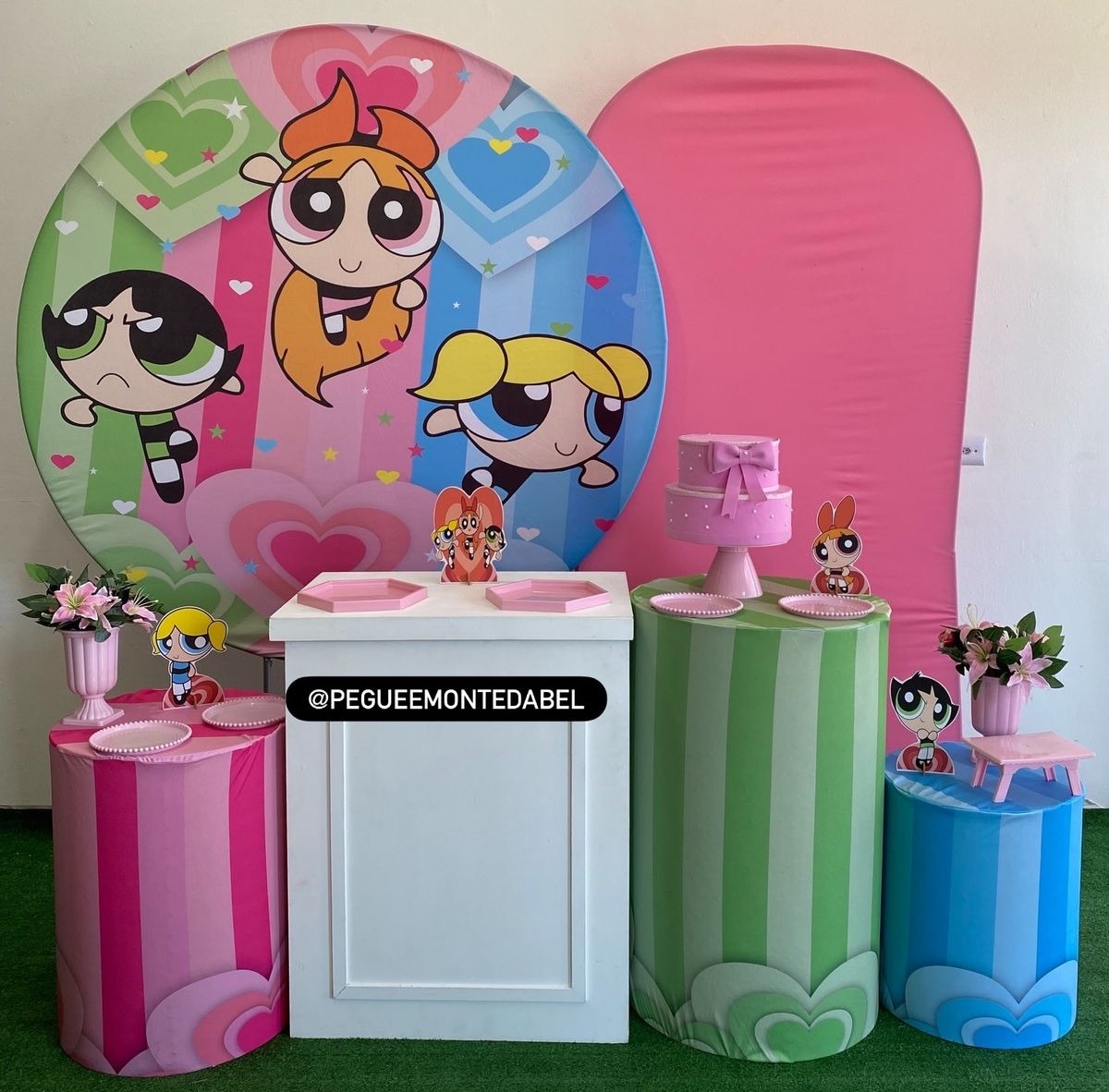 Tema Meninas Super Poderosas Kit 4  - PEGUEEMONTEDABEL