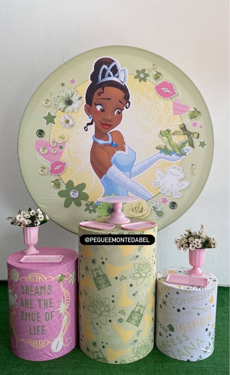 Tema A Princesa E O Sapo Kit 1  - PEGUEEMONTEDABEL