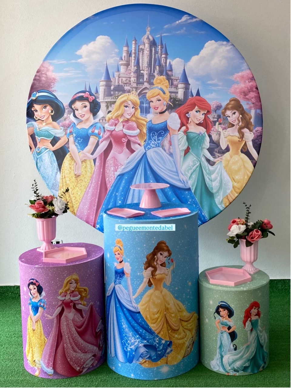 Tema Princesas Kit 1 - PEGUEEMONTEDABEL