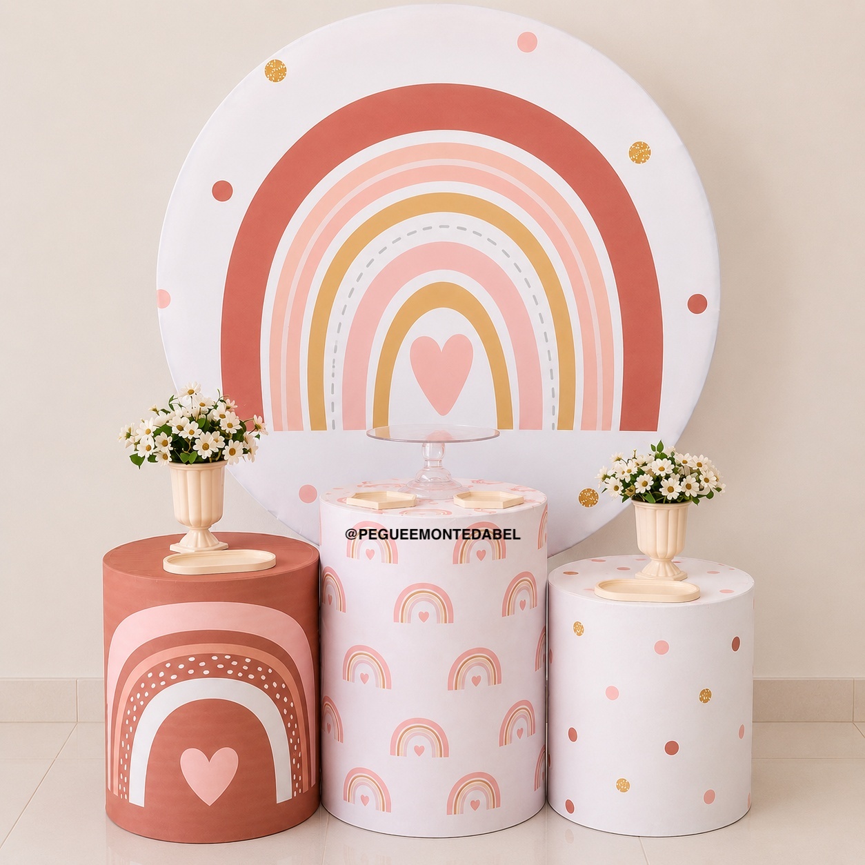 Arco Iris Boho Kit 1 - PEGUEEMONTEDABEL