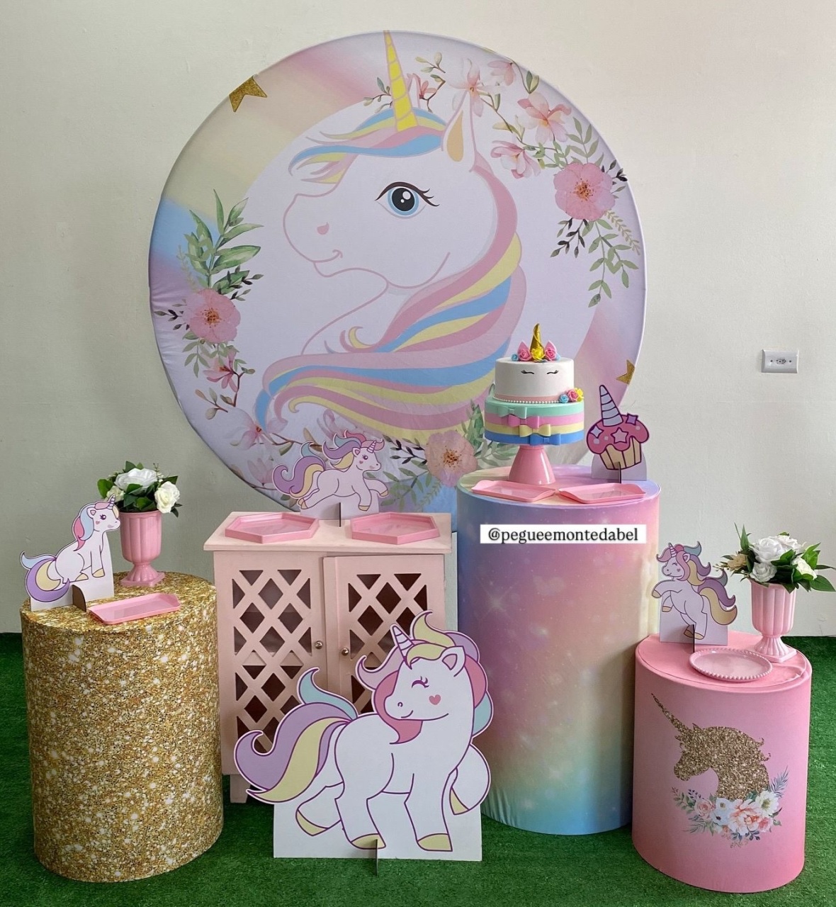 Tema Unicornio Kit 3   - PEGUEEMONTEDABEL
