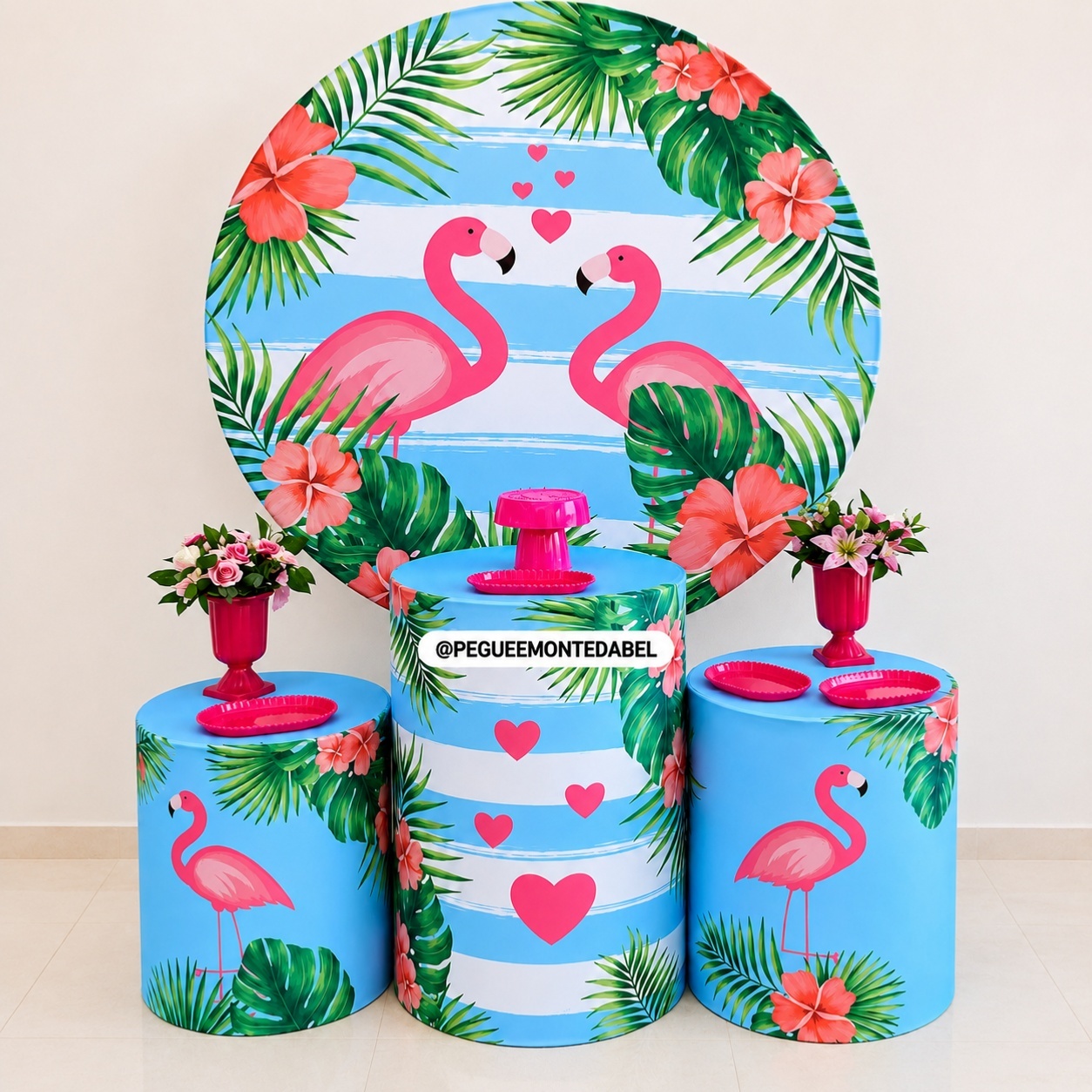 Tema Flamingo Kit 1 - PEGUEEMONTEDABEL
