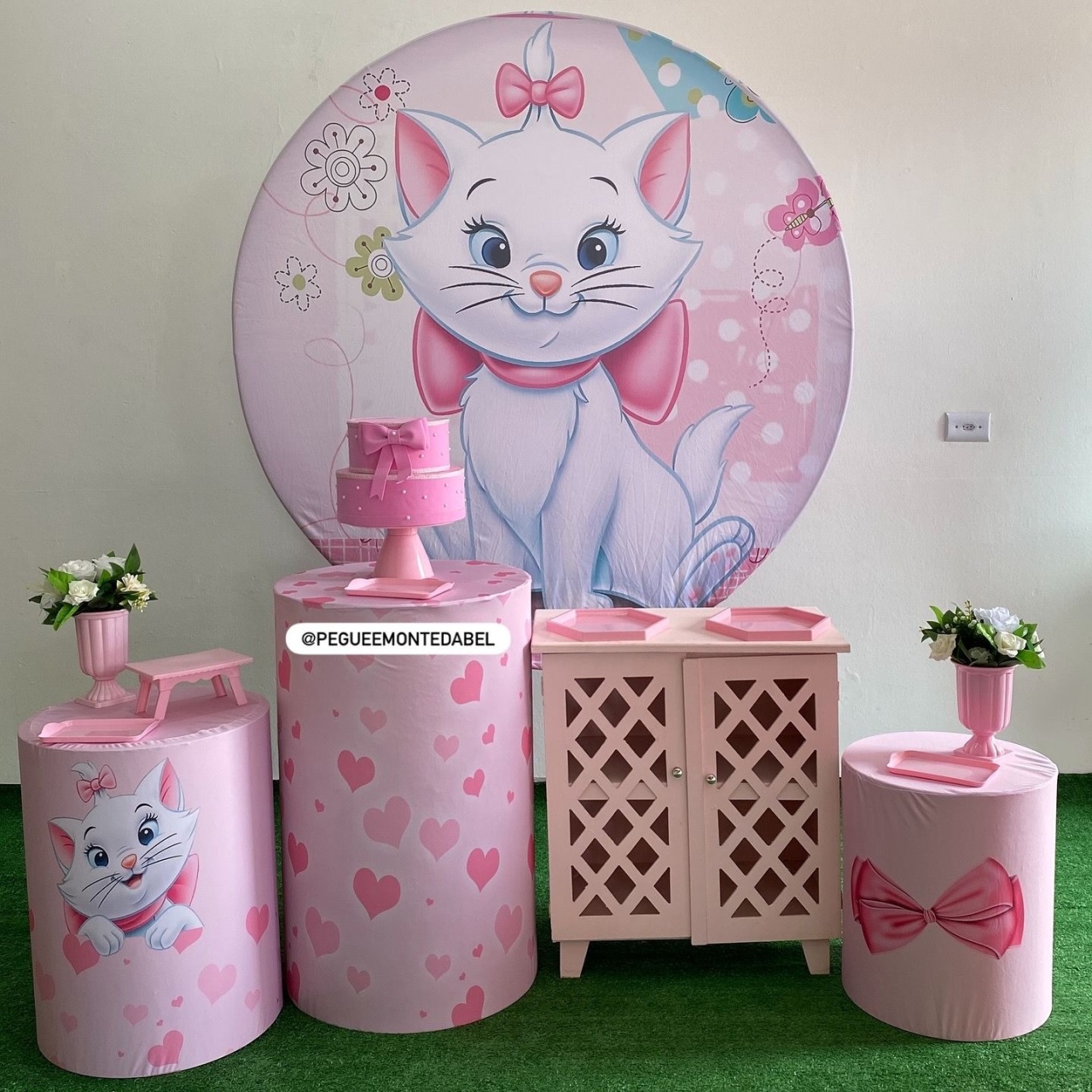 Tema Gatinha Marie Kit 3 - PEGUEEMONTEDABEL