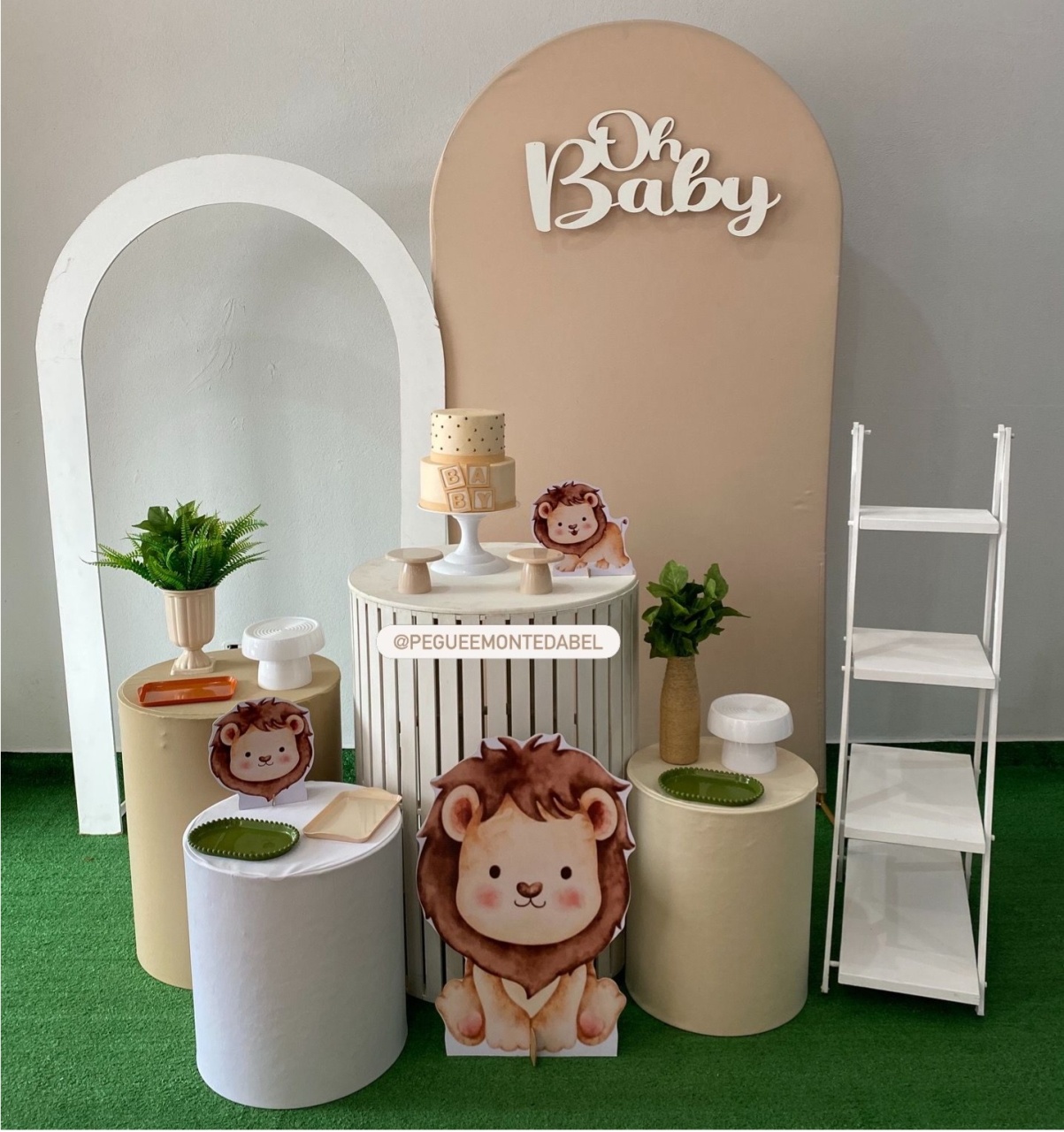 Chá de Bebe Leãozinho - PEGUEEMONTEDABEL