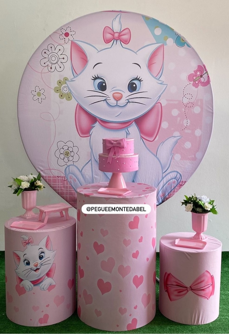 Tema Gatinha Marie Kit 2 - PEGUEEMONTEDABEL