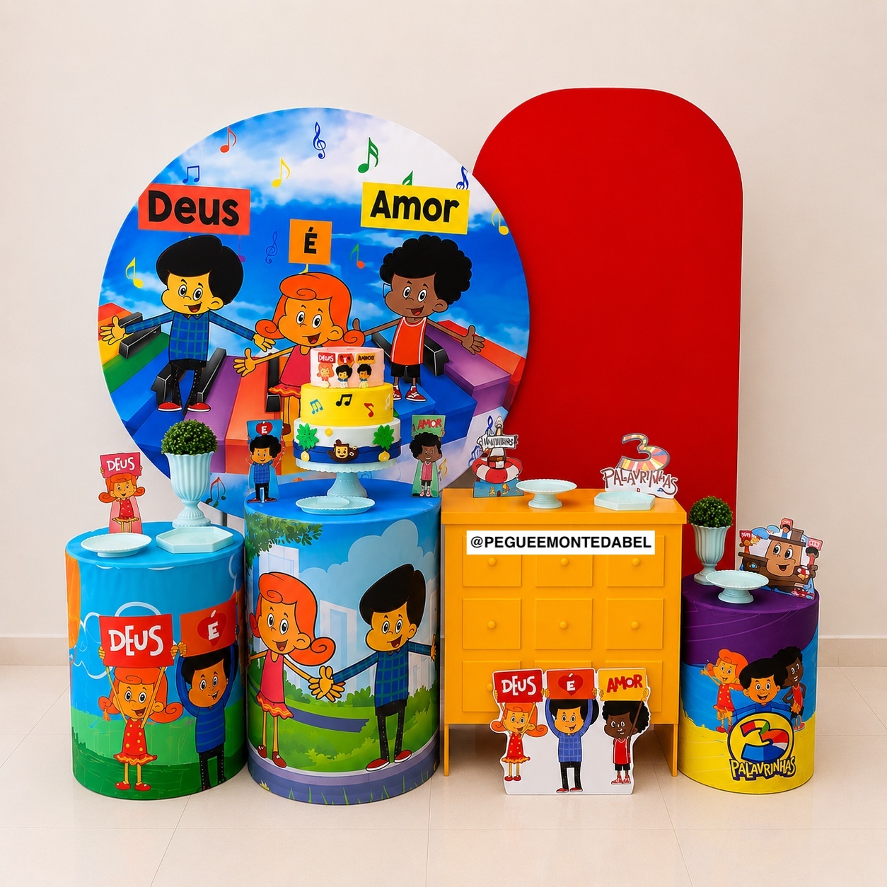 3 Palavrinhas Kit 4 - PEGUEEMONTEDABEL