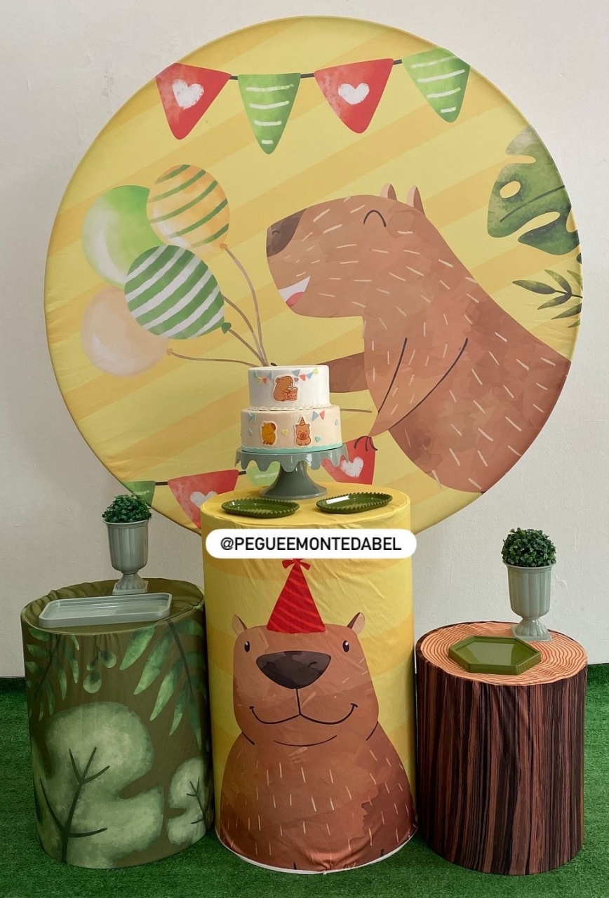 Tema Capivara Kit 2 - PEGUEEMONTEDABEL