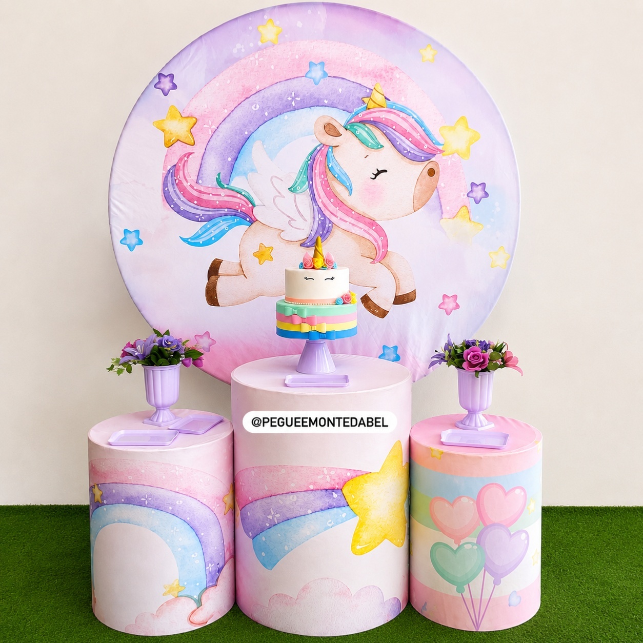 Tema Unicornio Baby Kit 2  - PEGUEEMONTEDABEL
