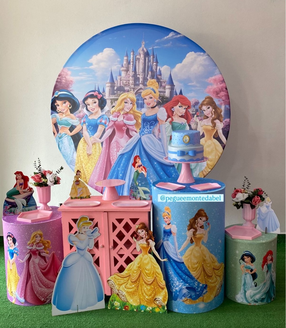 Tema Princesas Kit 3 - PEGUEEMONTEDABEL