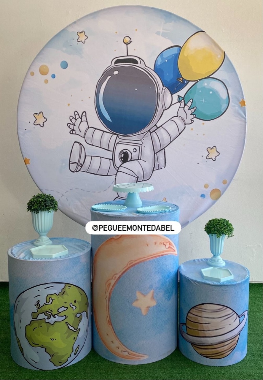 Tema Astronauta Kit 1  - PEGUEEMONTEDABEL