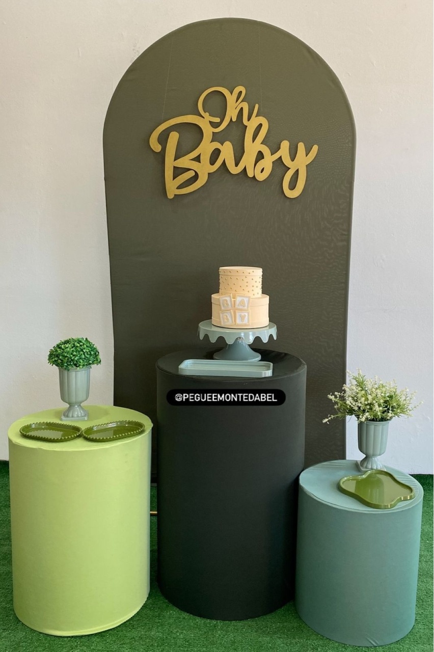 Chá de Bebê Verde - PEGUEEMONTEDABEL