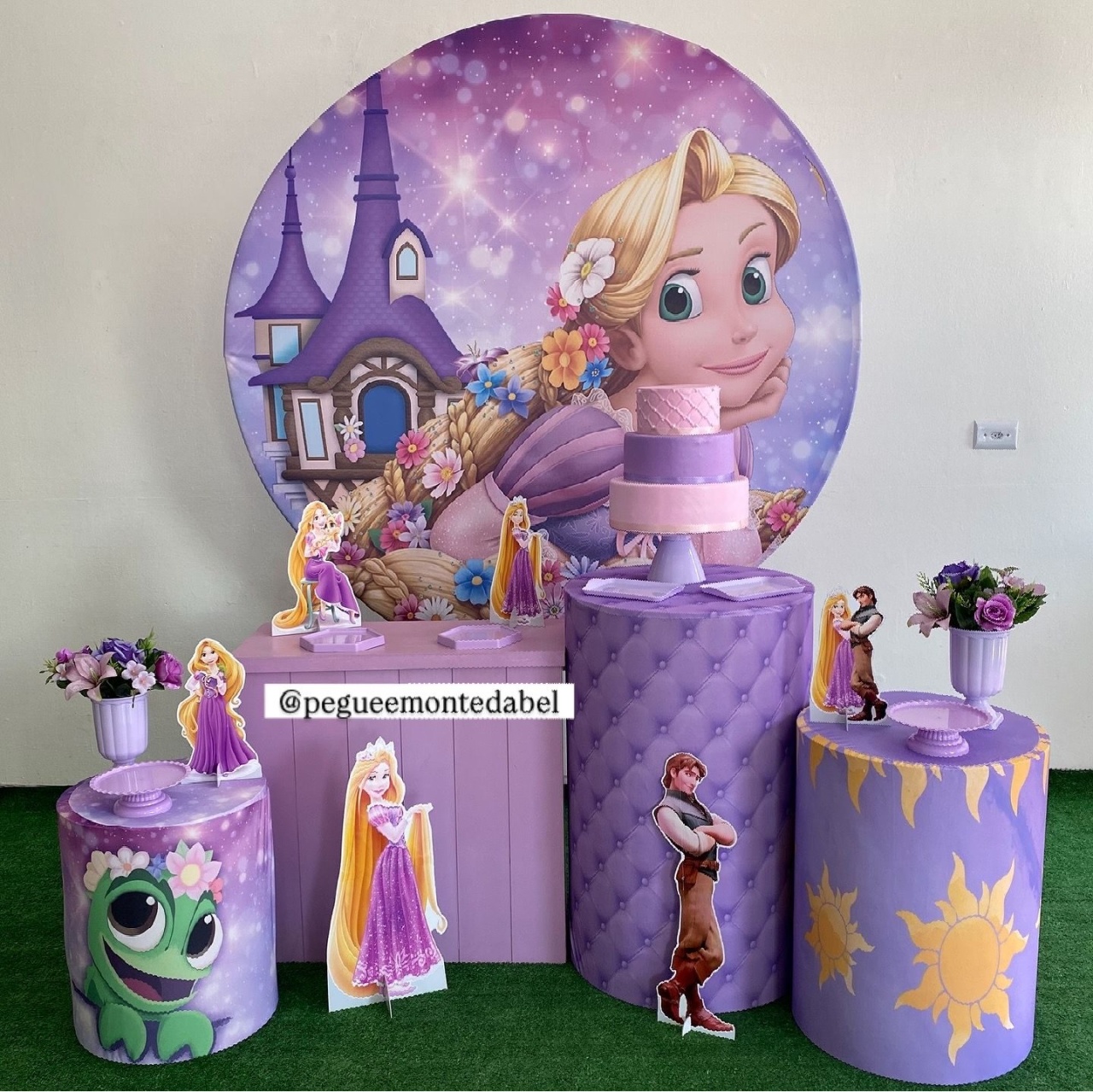 Tema Rapunzel Kit 3  - PEGUEEMONTEDABEL