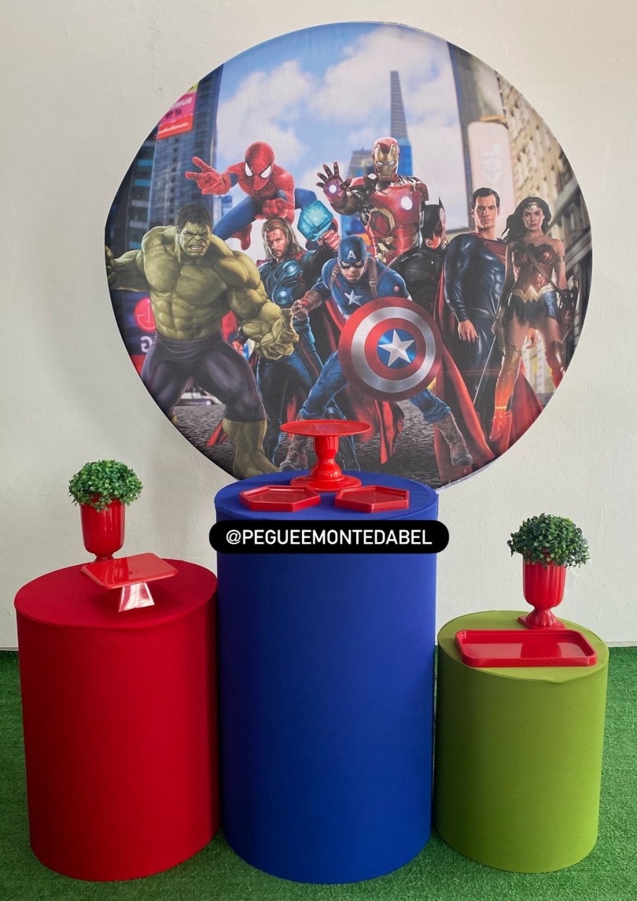 Tema Vingadores Kit 1  - PEGUEEMONTEDABEL