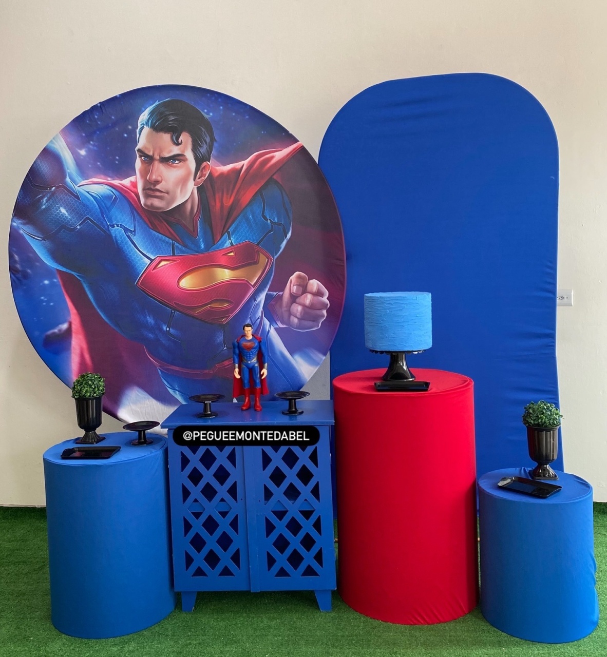 Tema Superman  Kit 4 - PEGUEEMONTEDABEL